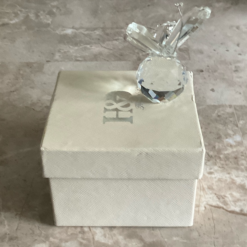 Crystal Butterfly Figurine with Gift Box